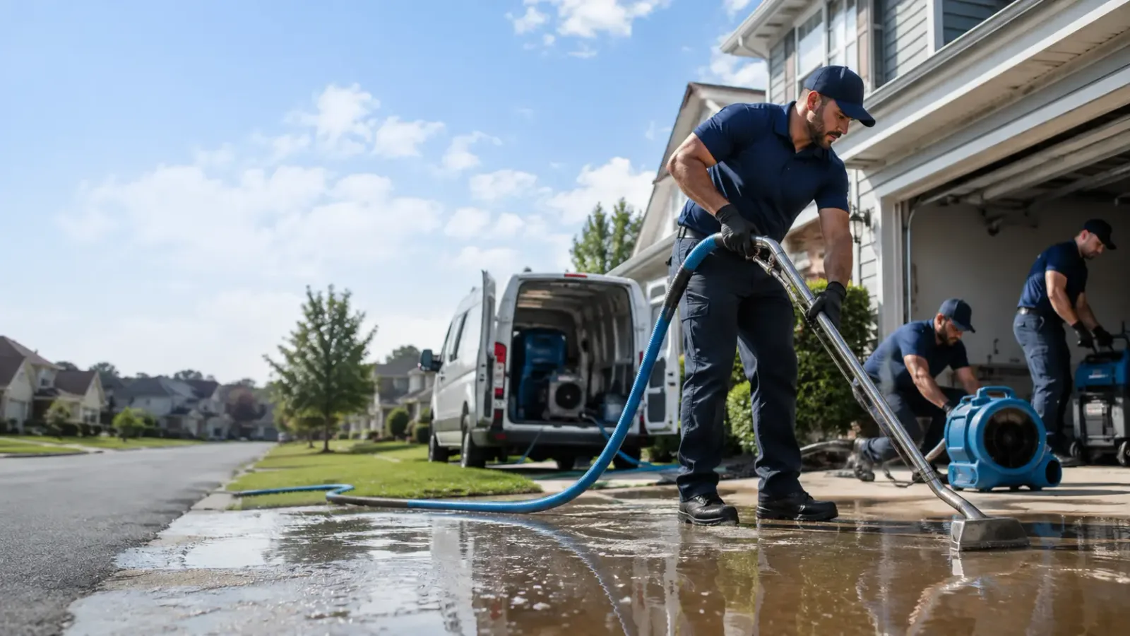Flood Damage Restoration in New Paris, OH